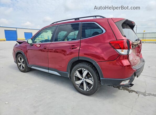 JF2SKAXC4MH471957 2021 SUBARU FORESTER Burgundy Tył lewy