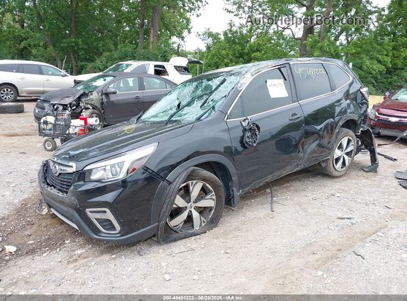 JF2SKAXC5LH531159 2020 SUBARU FORESTER Black წინა მარცხენა ხედი სამი მეოთხედიდან
