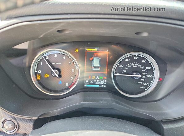 JF2SKAXC6LH584422 2020 SUBARU FORESTER Gray Vista del cuadro de instrumentos