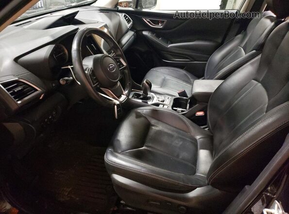 JF2SKAXC6MH403143 2021 SUBARU FORESTER Black წინა სალონის ხედი