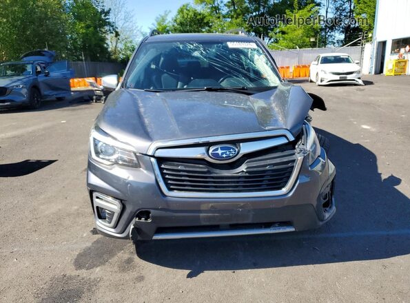 JF2SKAXCXLH566263 2020 SUBARU FORESTER Gray Front view