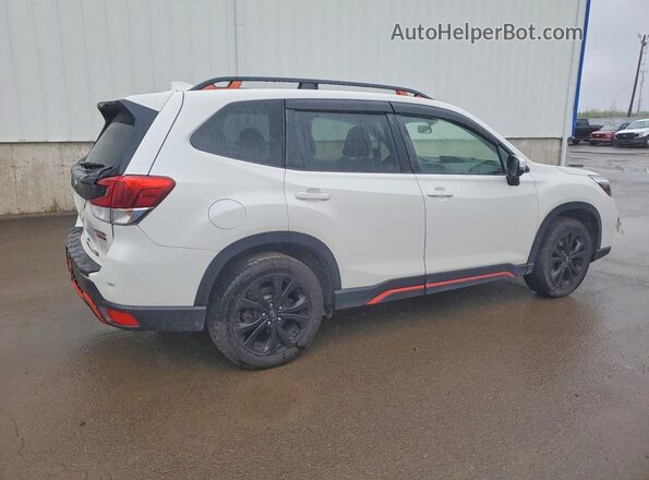 JF2SKEKC3KH524482 2019 SUBARU FORESTER White Հետևի աջ