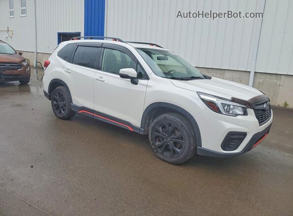 JF2SKEKC3KH524482 2019 SUBARU FORESTER White Առջևի աջ