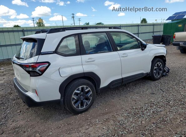 JF2SLDAC1SH433400 2025 SUBARU FORESTER White Հետևի աջ