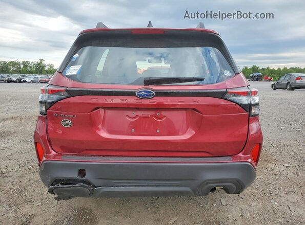 JF2SLDAC2SH528208 2025 SUBARU FORESTER Red Vista trasera