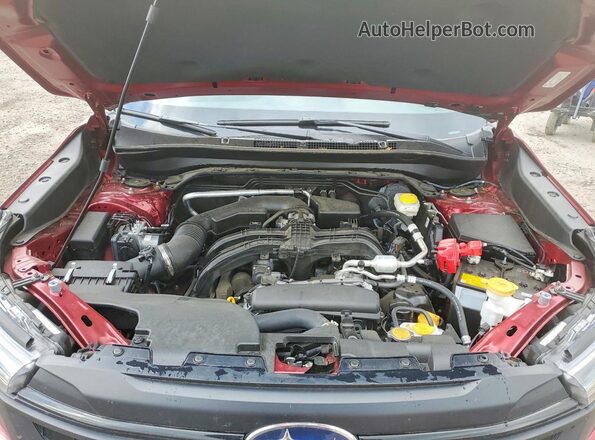 JF2SLDAC2SH528208 2025 SUBARU FORESTER Red Vista del compartimento del motor