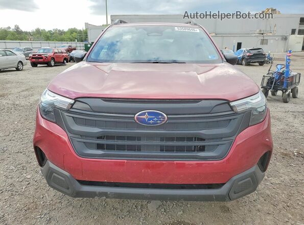 JF2SLDAC2SH528208 2025 SUBARU FORESTER Red Vista frontal