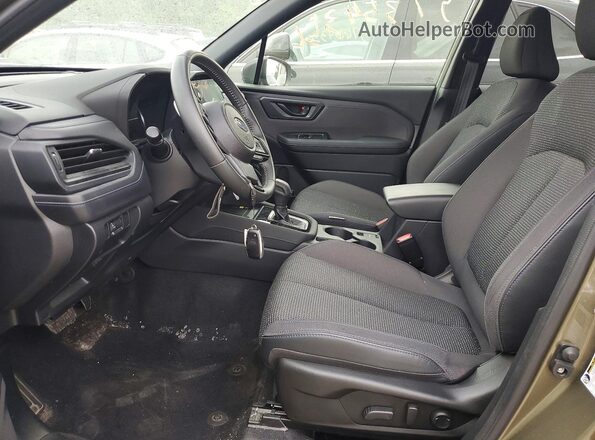JF2SLDBC7SH425574 2025 SUBARU FORESTER Зеленый Вид салона спереди