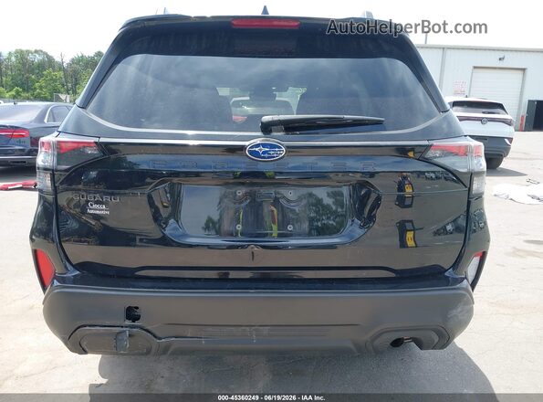 JF2SLDBCXSH438206 2025 SUBARU FORESTER Черный 