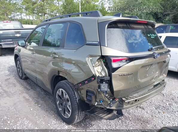 JF2SLDDC0SH587379 2025 SUBARU FORESTER Green Հետևի ձախ