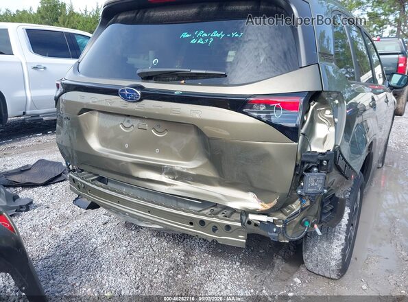 JF2SLDDC0SH587379 2025 SUBARU FORESTER Green Դիմացի տեսք