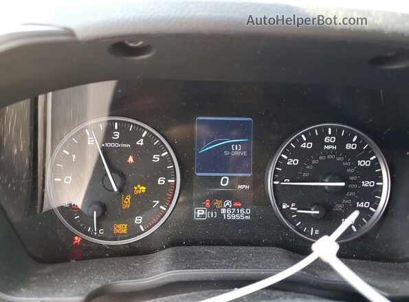 JF2SLDDC4SH555809 2025 SUBARU FORESTER Зеленый Вид щитка приборов