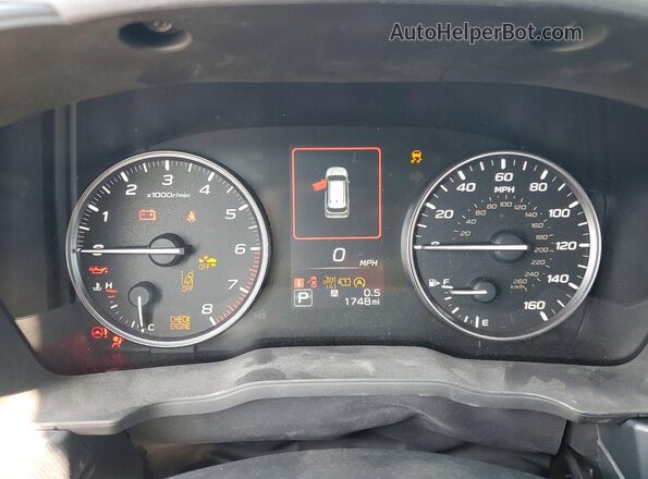 JF2SLDDC5SH548478 2025 SUBARU FORESTER Silver Instrument cluster view