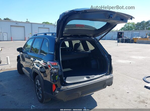 JF2SLDDC5SH551588 2025 SUBARU FORESTER Black უკანა მარცხენა