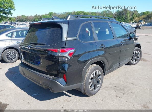 JF2SLDDC5SH551588 2025 SUBARU FORESTER Black უკანა მარჯვენა