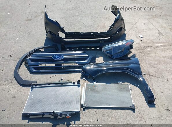 JF2SLDDC5SH551588 2025 SUBARU FORESTER Black ხელსაწყოთა პანელის ხედი