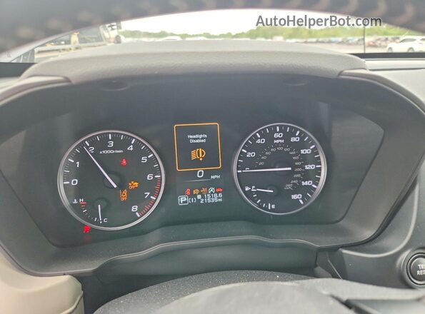 JF2SLDDC7SH512081 2025 SUBARU FORESTER Gray Вид щитка приладів