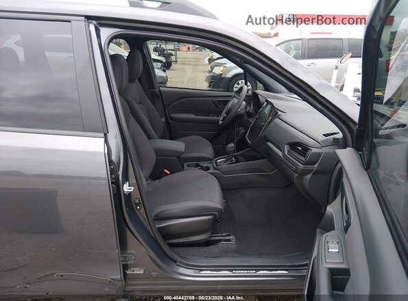JF2SLDDC7SH612052 2025 SUBARU FORESTER Gray Widok wnętrza z przodu