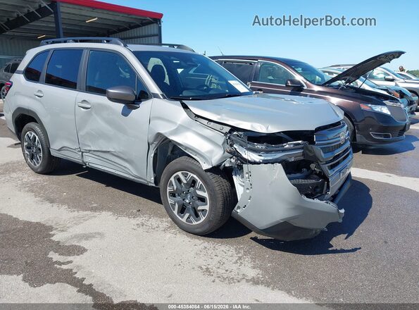 JF2SLDDC8SH615235 2025 SUBARU FORESTER Gray Widok z przodu
