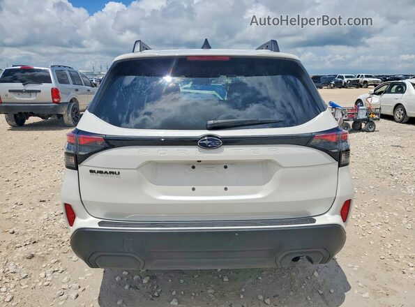 JF2SLDDCXSH596669 2025 SUBARU FORESTER White უკანა ხედი
