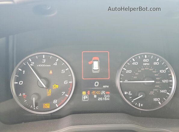 JF2SLDDCXSH596669 2025 SUBARU FORESTER White ხელსაწყოთა პანელის ხედი