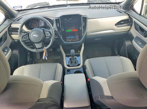 JF2SLDDCXSH596669 2025 SUBARU FORESTER White წინა პანელის ხედი