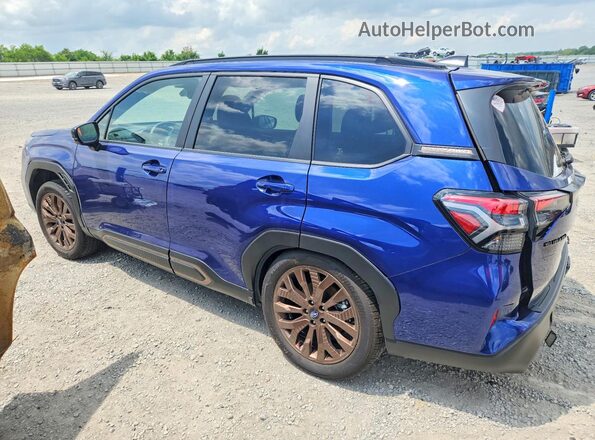 JF2SLDFC0SH499896 2025 SUBARU FORESTER Blue უკანა მარცხენა