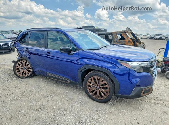 JF2SLDFC0SH499896 2025 SUBARU FORESTER Blue წინა მარჯვენა