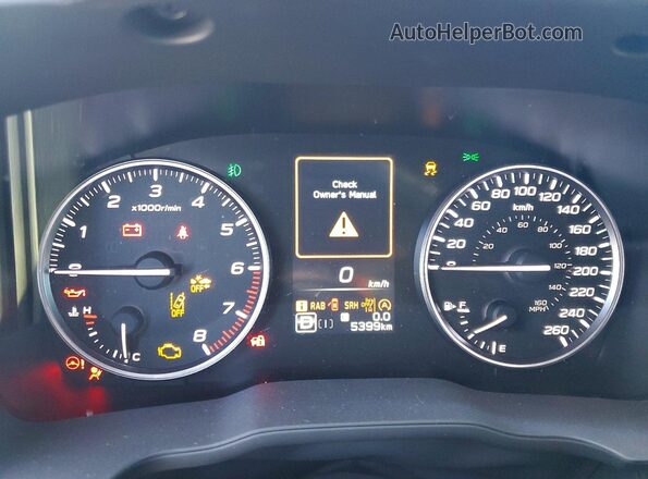 JF2SLDHC0TH437235 2026 SUBARU FORESTER Gray Instrument cluster view