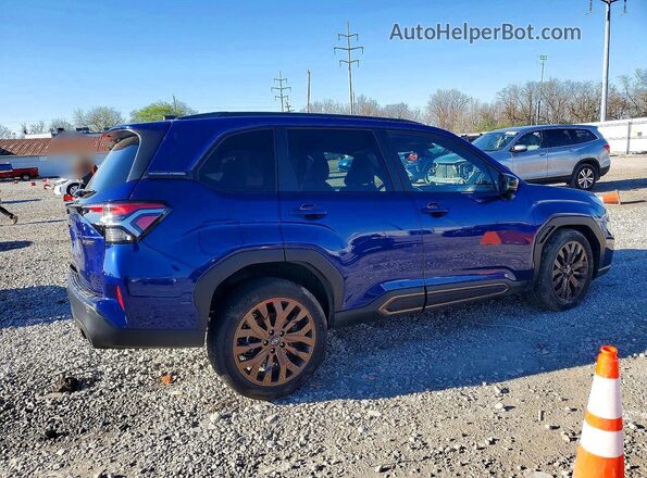 JF2SLDHC4SH481222 2025 SUBARU FORESTER Blue Trasero derecho