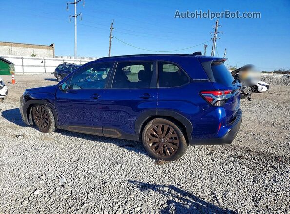 JF2SLDHC4SH481222 2025 SUBARU FORESTER Blue Trasero izquierdo