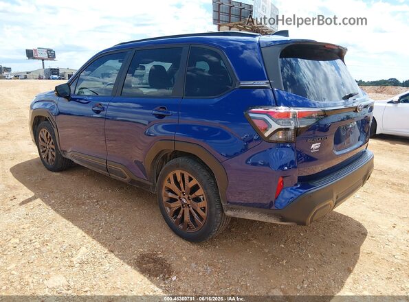 JF2SLDHC4SH542567 2025 SUBARU FORESTER Blue Հետևի ձախ