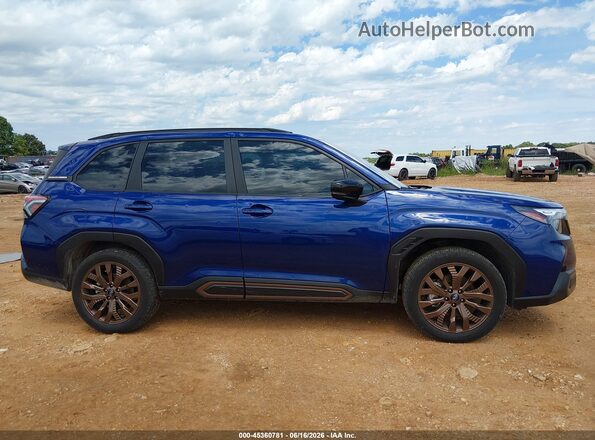 JF2SLDHC4SH542567 2025 SUBARU FORESTER Blue Սալոնի 360 աստիճան տեսք