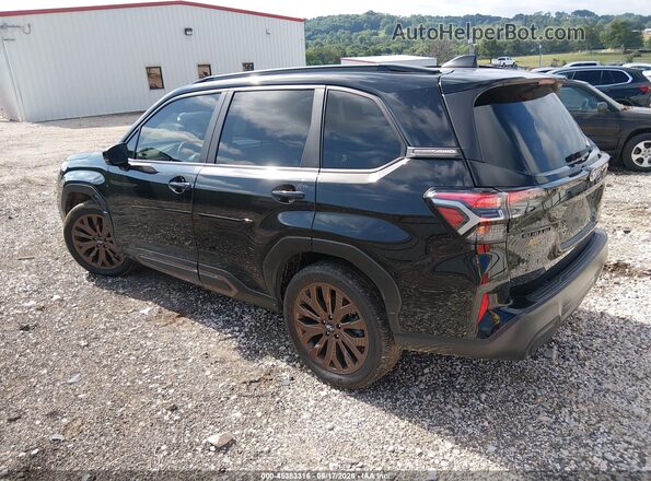 JF2SLDHC9SH476341 2025 SUBARU FORESTER Black Tył lewy