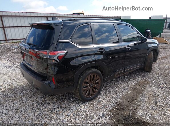 JF2SLDHC9SH476341 2025 SUBARU FORESTER Black Tył prawy