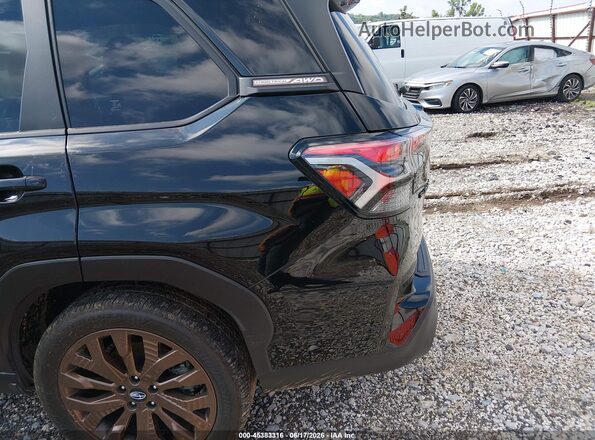 JF2SLDHC9SH476341 2025 SUBARU FORESTER Black Widok z przodu