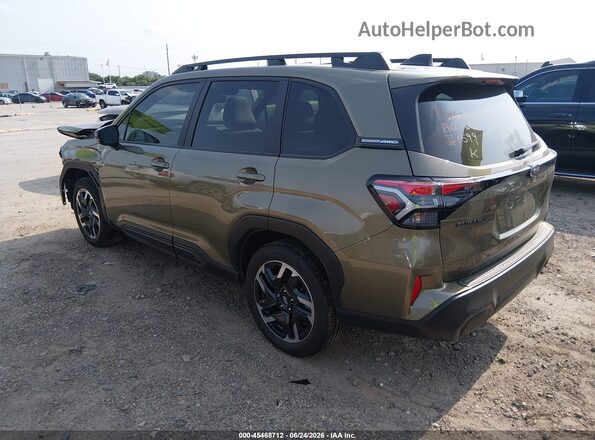 JF2SLDRC0SH411599 2025 SUBARU FORESTER Green Հետևի ձախ