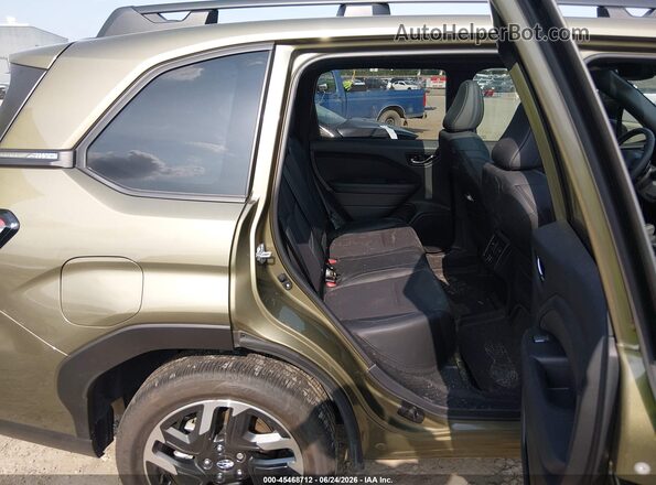 JF2SLDRC0SH411599 2025 SUBARU FORESTER Green VIN կոդի պիտակի տեսք
