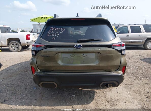 JF2SLDRC0SH411599 2025 SUBARU FORESTER Green 