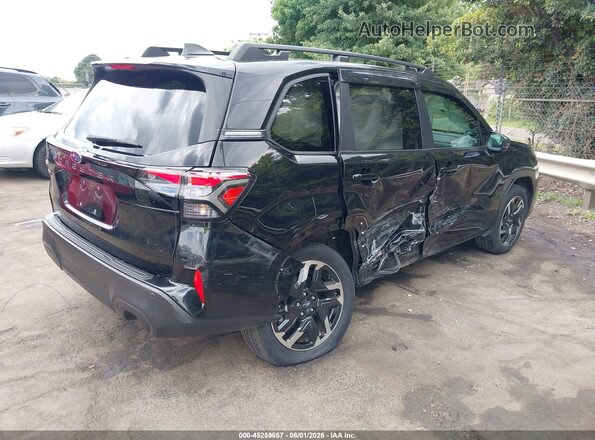 JF2SLDRC0SH528485 2025 SUBARU FORESTER Black Rear right