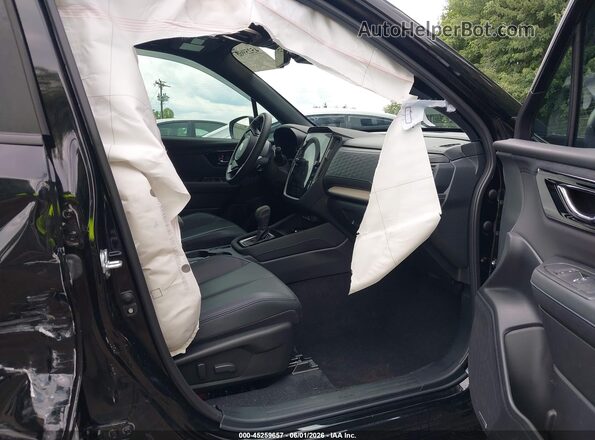 JF2SLDRC0SH528485 2025 SUBARU FORESTER Black Front interior view