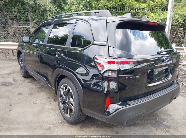 JF2SLDRC0SH528485 2025 SUBARU FORESTER Black Rear left