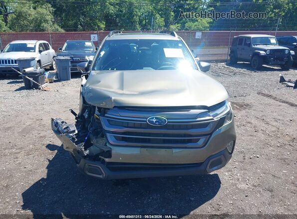 JF2SLDRC7SH585007 2025 SUBARU FORESTER Green ხელსაწყოთა პანელის ხედი