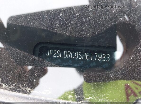 JF2SLDRC8SH617933 2025 SUBARU FORESTER Gray Widok naklejki z numerem VIN