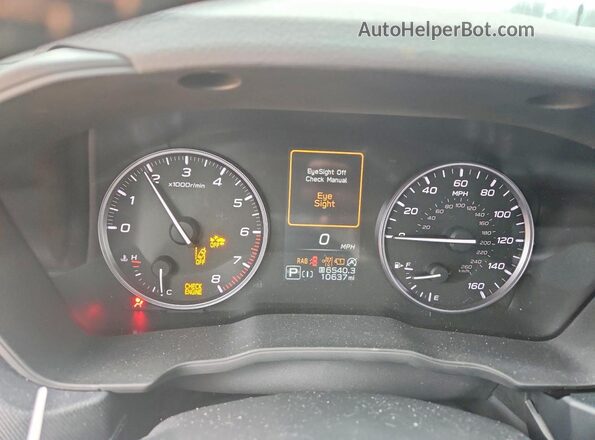JF2SLDTC9SH502525 2025 SUBARU FORESTER Черный Вид щитка приборов