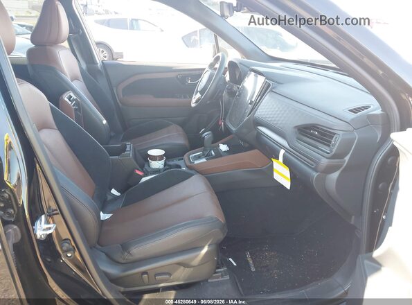 JF2SLDTCXSH467462 2025 SUBARU FORESTER Black Вид салону спереду