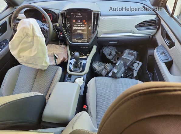 JF2SLSED3SH403080 2025 SUBARU FORESTER White Dashboard view