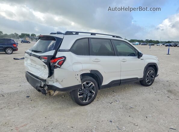 JF2SLSED6SH407978 2025 SUBARU FORESTER White უკანა მარჯვენა