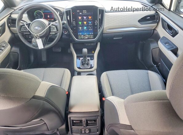 JF2SLSED6SH407978 2025 SUBARU FORESTER White წინა პანელის ხედი