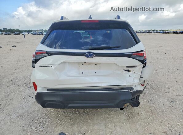 JF2SLSED6SH407978 2025 SUBARU FORESTER White უკანა ხედი